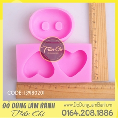 Khuôn silicone Tai, mũi HEO