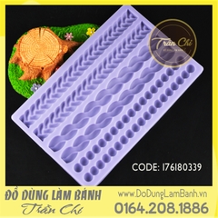 Khuôn silicone viền 3 loại 6 dây