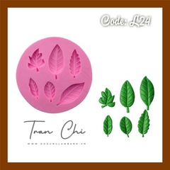 L24 - Khuôn silicone LÁ vỉ tròn 6 loại (25/3)
