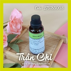 Hương mùi BẠC HÀ tổng hợp MINT 381621 - Chai 30GR (26/7)