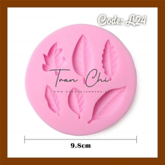 L24 - Khuôn silicone LÁ vỉ tròn 6 loại (25/3)