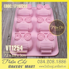 Khuôn silicone vỉ CHIM CÚ 6c LỚN (VT1254)