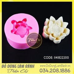 S09 - Khuôn silicone hoa SEN nở 2 tầng (3/2)