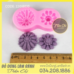 Khuôn silicone Mặt đá hoa 2c