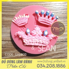 Khuôn silicone Vương miện nhỏ 3c