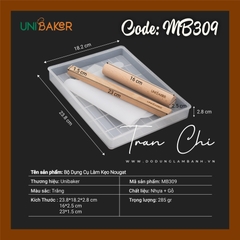 MB309 - Bộ khuôn làm kẹo NOUGAT NHỰA NHỎ UNIBAKER (4/10)