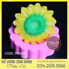 Khuôn silicone hoa Hướng Dương LỚN