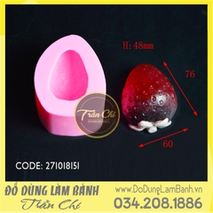 Khuôn silicone Trái dâu lớn