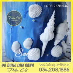 Khuôn silicone Sò ốc biển lớn