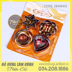 Bộ ấn cookie 4 loại - Lớn