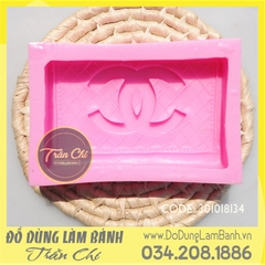 Khuôn silicone Bóp Channel lớn chữ nhật
