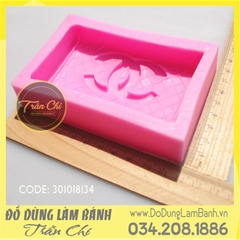 Khuôn silicone Bóp Channel lớn chữ nhật