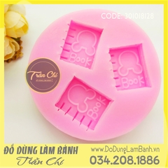 Khuôn silicone Quyển sách nhỏ 3c