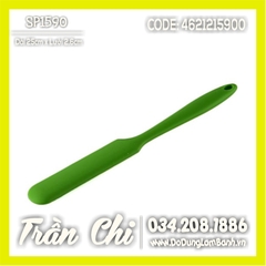 Cây phới vét SPATULA silicone lưỡi DẸP DÀI - 25cm (MÀU NGẪU NHIÊN) (SP1590)