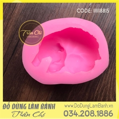 Khuôn silicone Chó nằm ngủ cuộn tròn