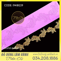 Khuôn silicone Fondant lace Dây lá uốn lượn (Style 8)