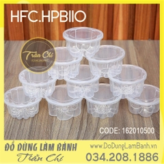 HPB110  - Hộp nhựa hình HOA mix mẫu HFC CÓ NẮP ĐẬY - Lốc 10c (21/3)