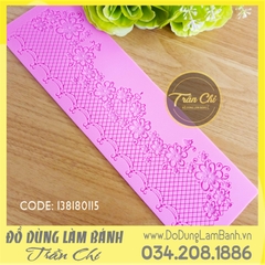 Khuôn silicone Fondant lace rào hoa lớn nhỏ