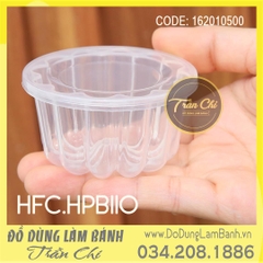 HPB110  - Hộp nhựa hình HOA mix mẫu HFC CÓ NẮP ĐẬY - Lốc 10c (21/3)