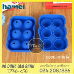 Khuôn silicone Mochi 6c chữ nhật