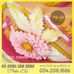 Khuôn silicone Set lông vũ - Xám
