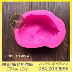 Khuôn silicone Chó nằm tai cụp dài 3D
