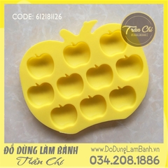 Khuôn silicone vỉ Táo nhỏ 10c