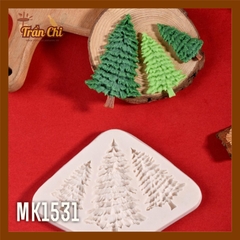 MK1531 - Khuôn silicone Cây Thông Noel xòe lớn nhỏ 3c (11/11)