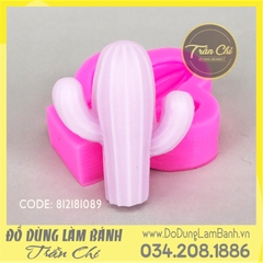 Khuôn silicone Xương rồng 3 nhánh lớn nhỏ (1089)