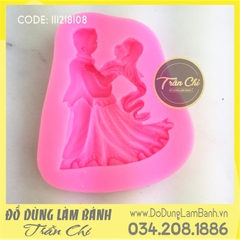 Khuôn silicone Cô dâu chú rể khiêu vũ