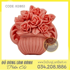 Khuôn silicone Giỏ hoa lớn