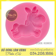 Khuôn silicone Ngựa nhỏ cười