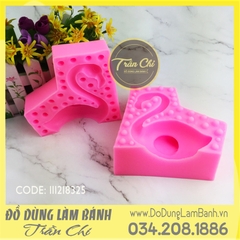 Khuôn silicone Hồng hạc Flamingo lớn (2 mảnh)