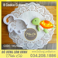 Bộ cutter nhựa - Chủ đề CÁ BIỂN 8c