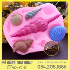 Khuôn silicone Sò ốc biển lớn