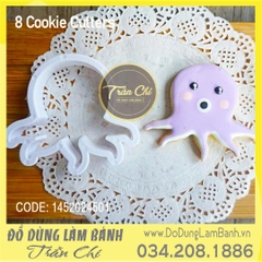 Bộ cutter nhựa - Chủ đề CÁ BIỂN 8c