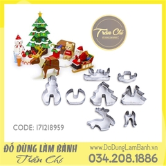 Set cookie 3D Xmas 8 món - NHỎ