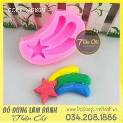 Khuôn silicone Sao xẹt