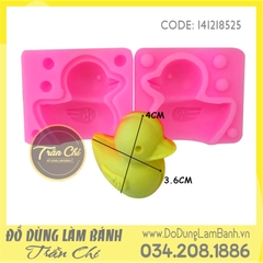 Khuôn silicone Vịt con 3D (2 mảnh)