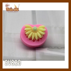 SV820 - Khuôn silicone Nải Chuối nhỏ 5x3.5cm (8/12)