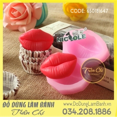 Khuôn silicone Đôi môi 2c nhỏ