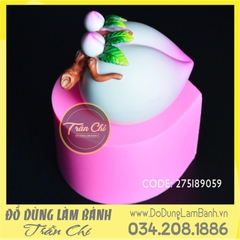 Khuôn silicone Trái Đào lớn nhỏ
