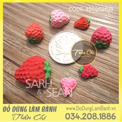 Khuôn silicone Dâu tây nhỏ 7 size