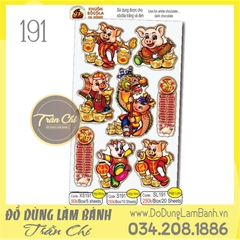 Khuôn chocolate in hình NP 191 - Hộp Mỏng, Nhỏ, Lớn - SL191 - Hộp lớn 20t