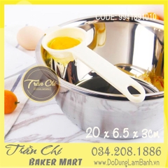 TLD39 - Dụng cụ tách lòng trứng DÀI 1 MÀU (24/6)