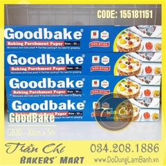 Giấy nến nướng bánh GOODBAKE GB30 - Size NHỎ - 30cmx5m (26/7)