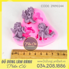 Khuôn silicone Thiên thần ngồi, nằm 3c nhỏ