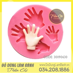 Khuôn silicone Bàn tay lớn nhỏ 4c