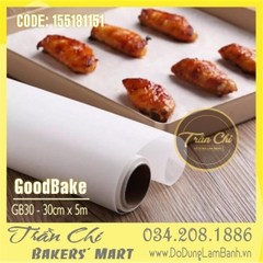 Giấy nến nướng bánh GOODBAKE GB30 - Size NHỎ - 30cmx5m (26/7)