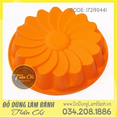 Khuôn silicone hoa Cúc tròn - LỚN